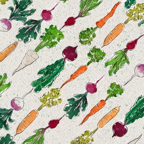 Garden Root Vegetables (Large Scales) by ArtfulFreddy