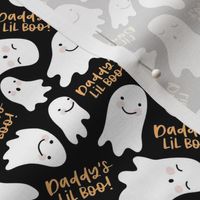 Daddys Lil Boo Ghosts - Black, Medium Scale