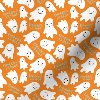 Daddys Lil Boo Ghosts - Orange, Medium Scale