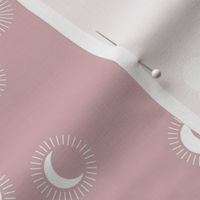Sunrise sunshine and moon phase designs happy day design blush pink white