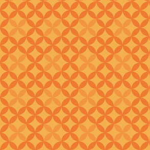 Geometric Pattern: Circle Nested: Citrus