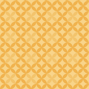 Geometric Pattern: Circle Nested: Lemon