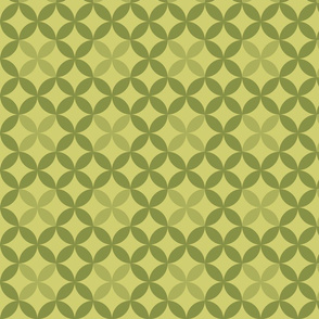 Geometric Pattern: Circle Nested: Olive