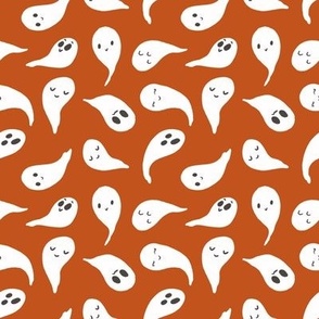 ghosts-  small scale -dark orange
