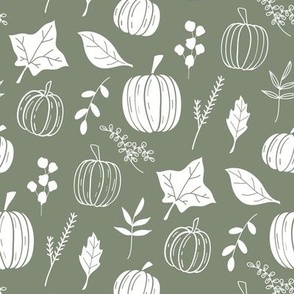 Pumpkin Patch (in green and white)