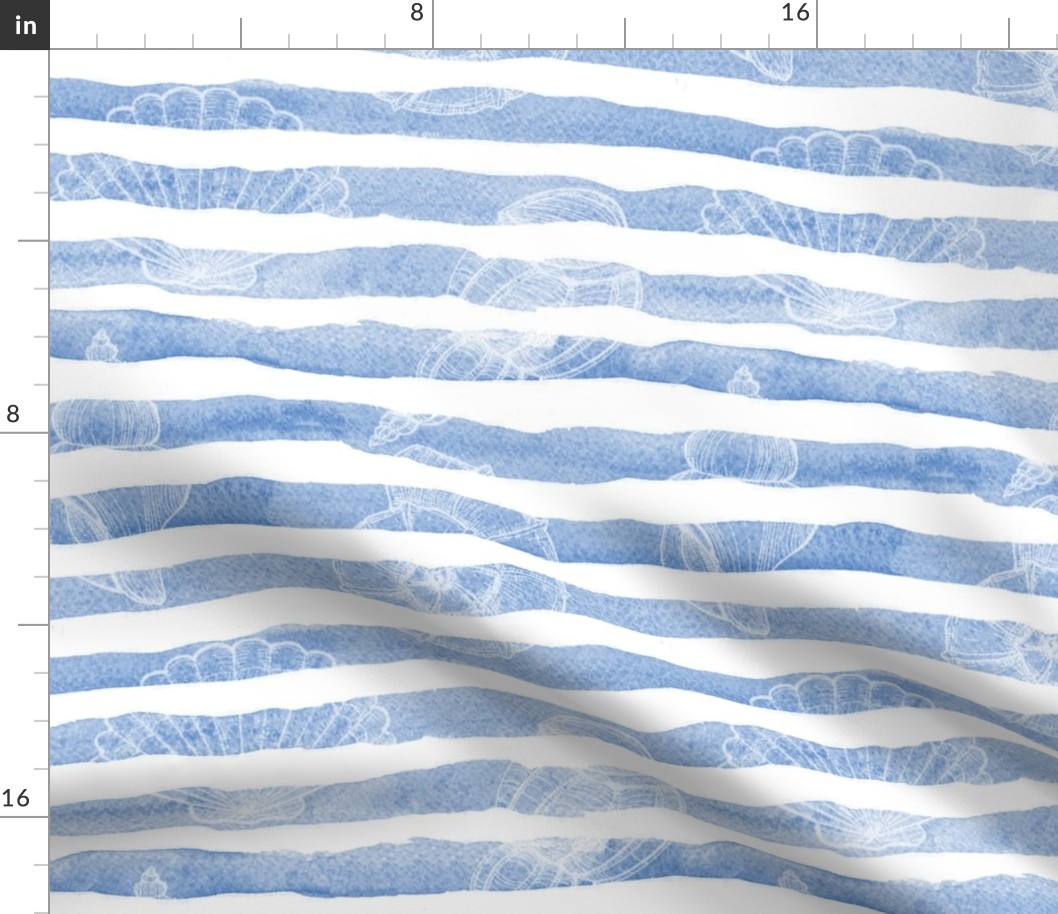 Salt Pond Stripe deep blueberry