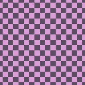 Checker Pattern - Lilac and Somber Lilac