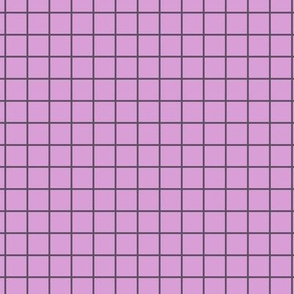 Grid Pattern - Lilac and Somber Lilac