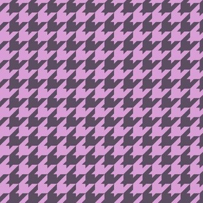Houndstooth Pattern - Lilac and Somber Lilac