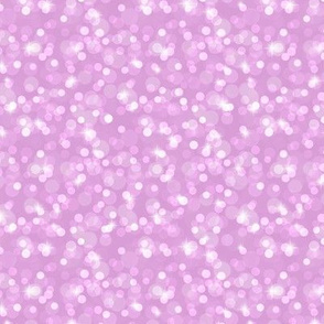 Small Sparkly Bokeh Pattern - Lilac Color