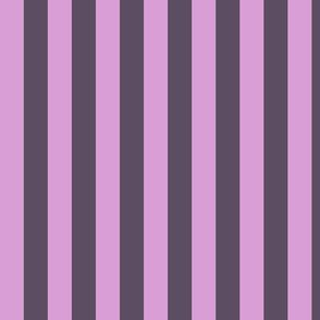 Vertical Awning Stripe Pattern - Lilac and Somber Lilac