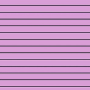 Horizontal Pin Stripe Pattern - Lilac and Somber Lilac