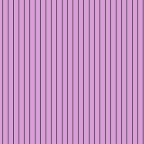 Small Vertical Pin Stripe Pattern - Lilac and Somber Lilac