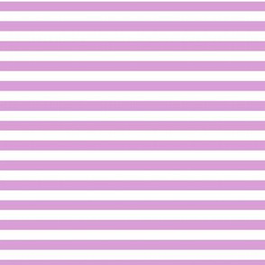 Horizontal Stripe Pattern - Lilac and White