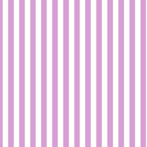 Vertical Stripe Pattern - Lilac and White
