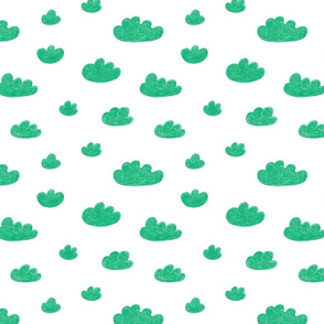 (small) Kodomo Clouds Green