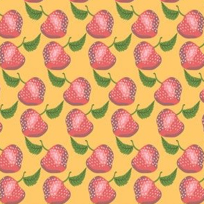 strawberry - yellow - tiny