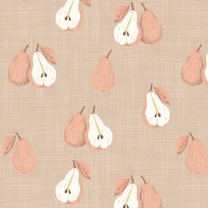 Care Pear Linen Fruit - Flax Baby Pink
