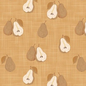 Care Pear Linen fruit - Ochre