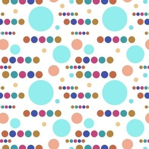 retro dots frame