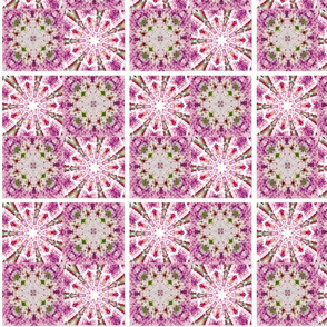 pink flowers quilt blocks