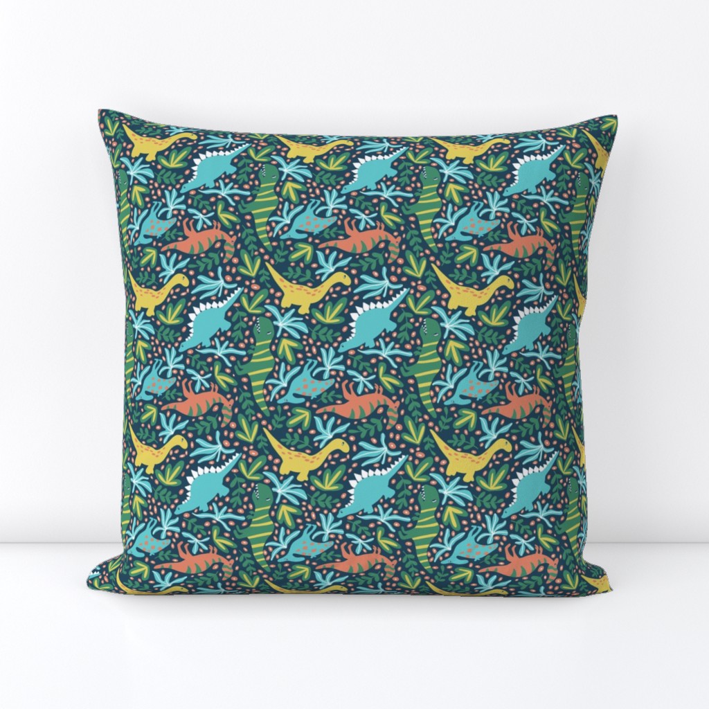 Bright Dino Pattern