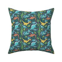 Bright Dino Pattern