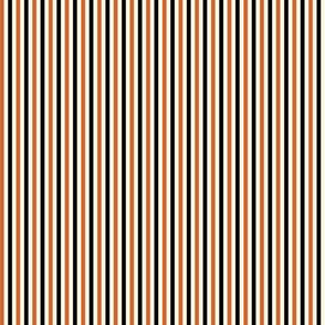 ( small ) Black and orange, stripe, pin stripe