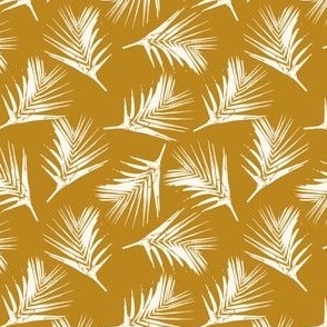 palms on mustard