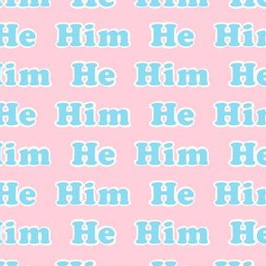Pronouns - he him - trans