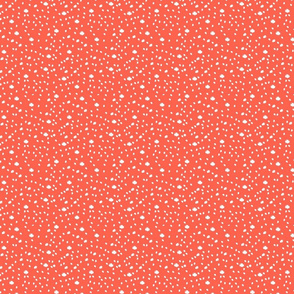Dots_Coral red
