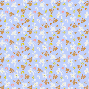 Sweet FLoral Party light Blue