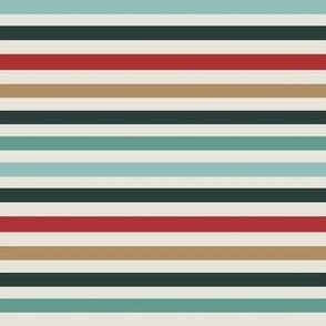 SMALL Christmas stripes - Christmas stripe, Christmas holiday fabric