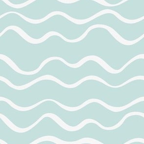 Summer sea blue abstract wave cartoon design