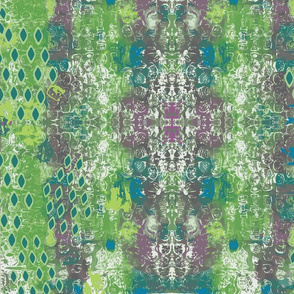 Abstract green kaleidoscope