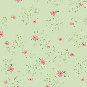 pink daisy green-01