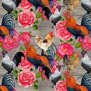 Roosters and Roses