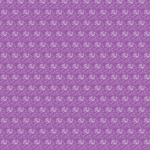 white xenomorph -small-new purple