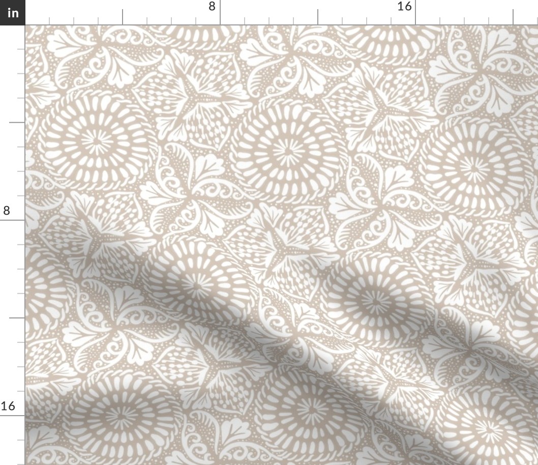 Beach inspiration tiles pattern