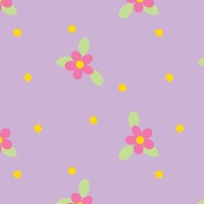 bright flower scatters purple -01