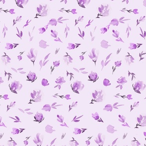 Liberty Pattern Purple Flowers