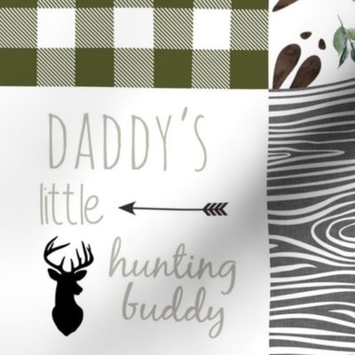 rustic buck - daddy's hunting buddy - olive