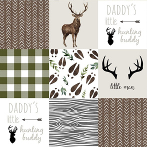 rustic buck - daddy's hunting buddy - olive