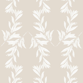 savory herb on natural hue background