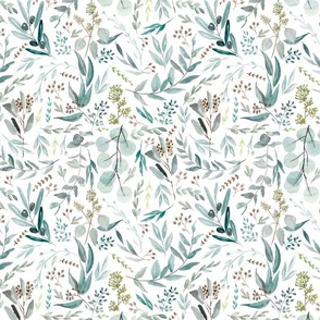 Little Eucalyptus Botanical Pattern S