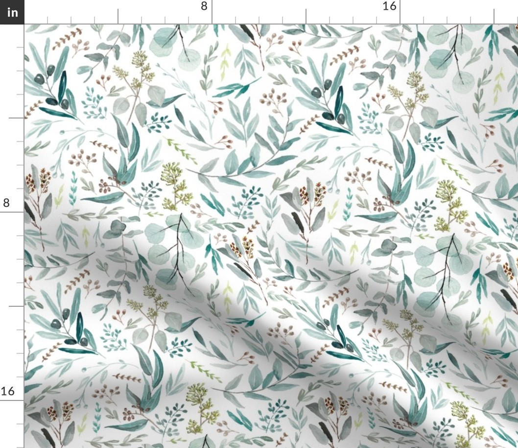 Little Eucalyptus Botanical Pattern S