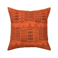 DutchHouses black on orange white-ch