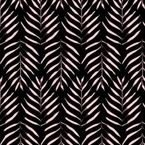 Palms lines in black and pink