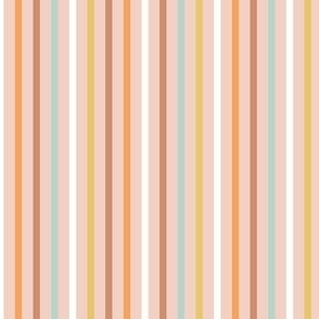 Sweet Multi Blush Stripe - Small Scale