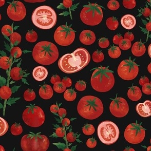 tomato garden- black